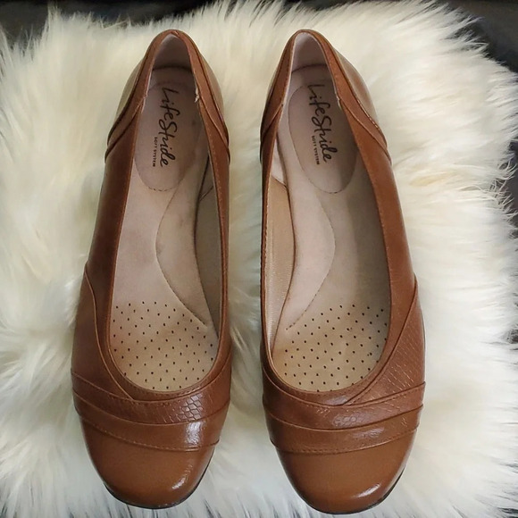 NEW LifeStride Dig Soft System Womens Slip on Ballet Style Flats 8.5W - Picture 1 of 10